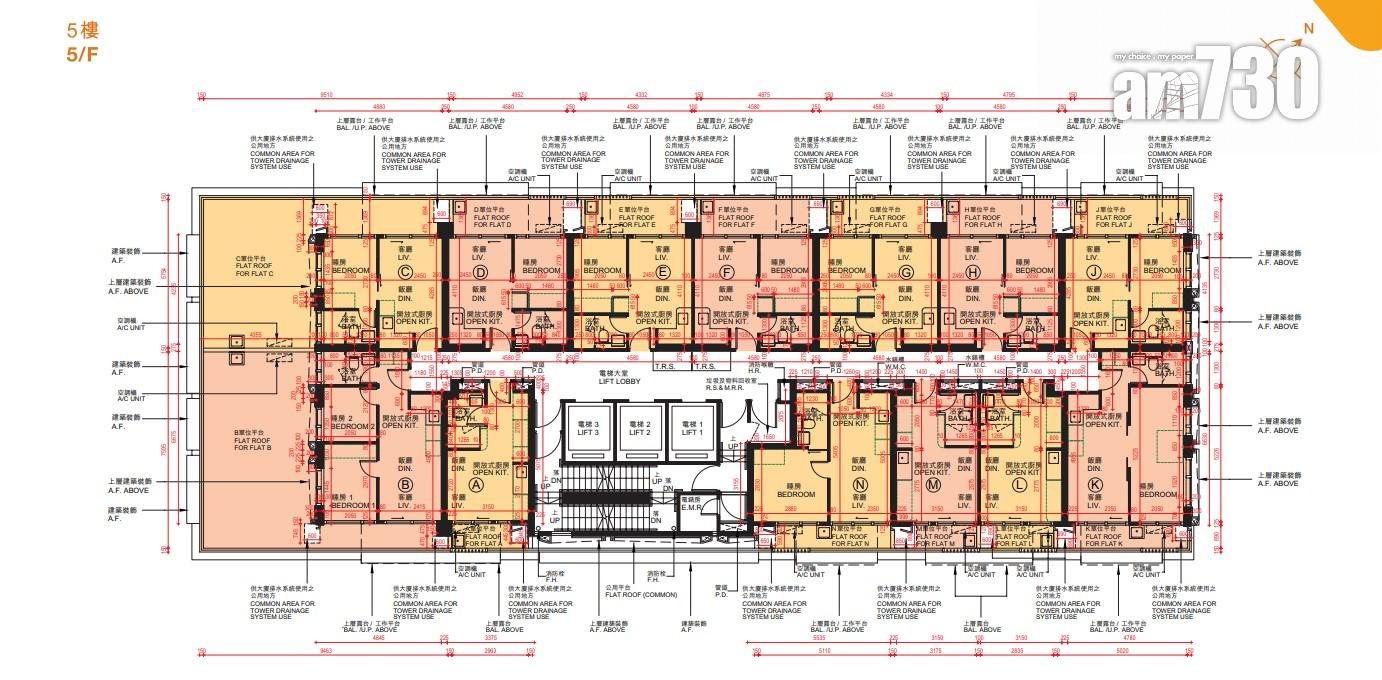 紅磡新盤|必嘉坊.迎匯上載樓書 面積192方呎起 兩房特色戶平台面積大過內籠