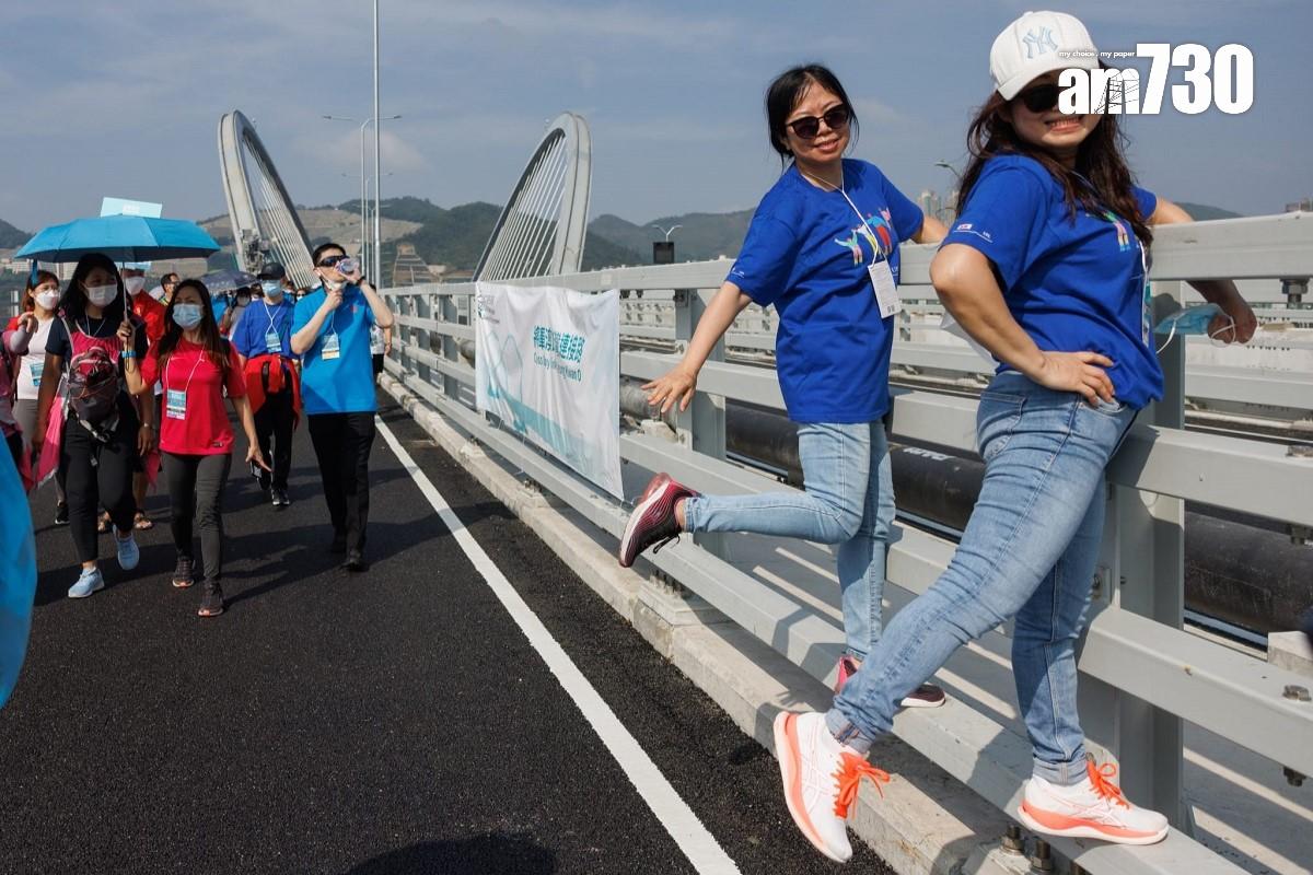 公益金新界區百萬行今日在將軍澳跨灣連接路舉行。(蘇文傑攝)