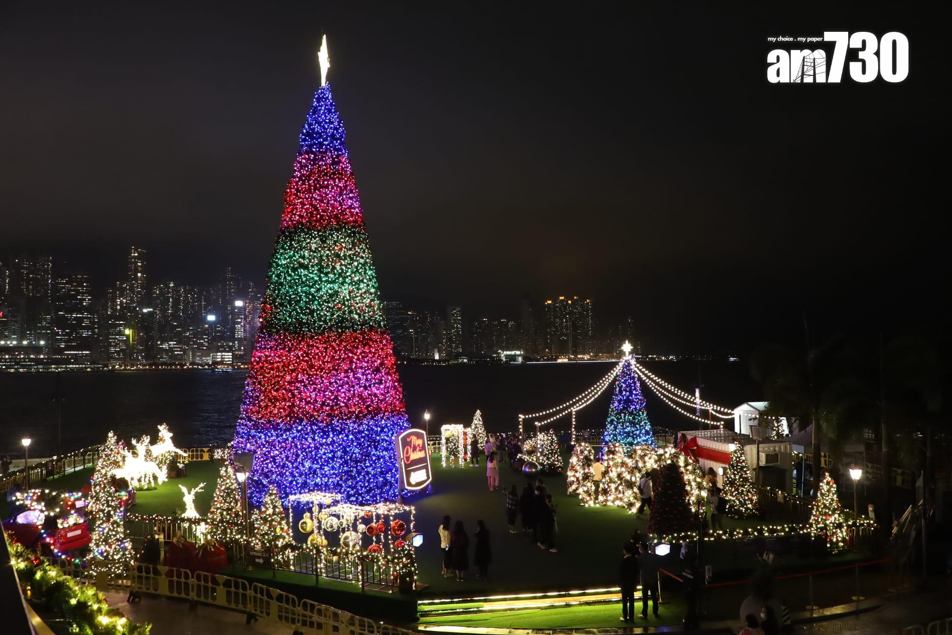 聖誕2022|香港繽紛冬日巡禮登場 西九豎6層高聖誕樹