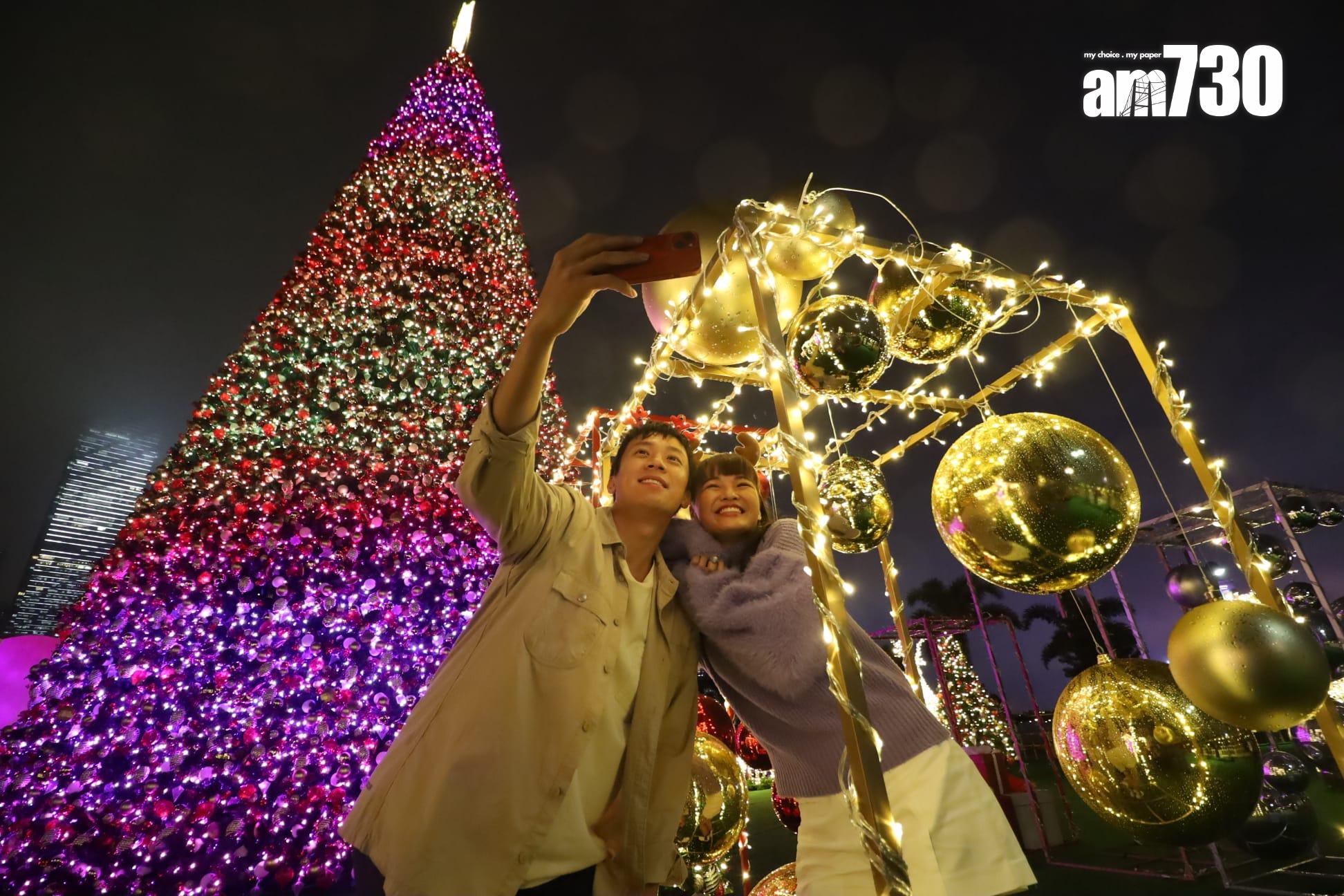 聖誕2022|香港繽紛冬日巡禮登場 西九豎6層高聖誕樹