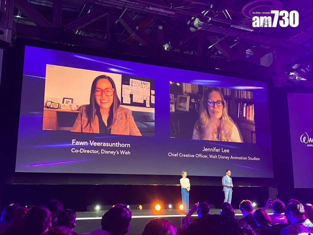 女性動畫家Fawn Veerasunthorn與Jennifer Lee各自在美國透過視像分享創作感受。