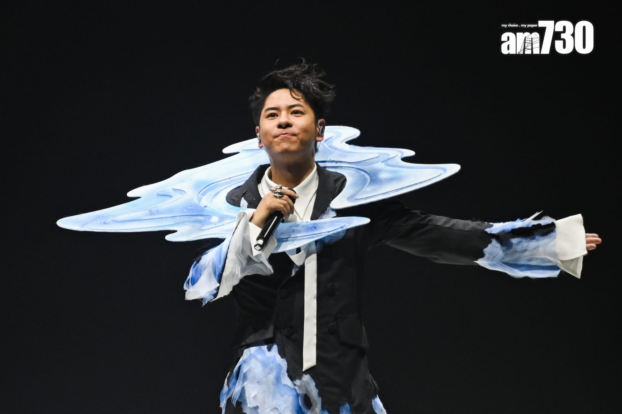 許廷鏗唱了不少新歌,當中亦有其大碟《2021》的作品。(李睿哲攝)