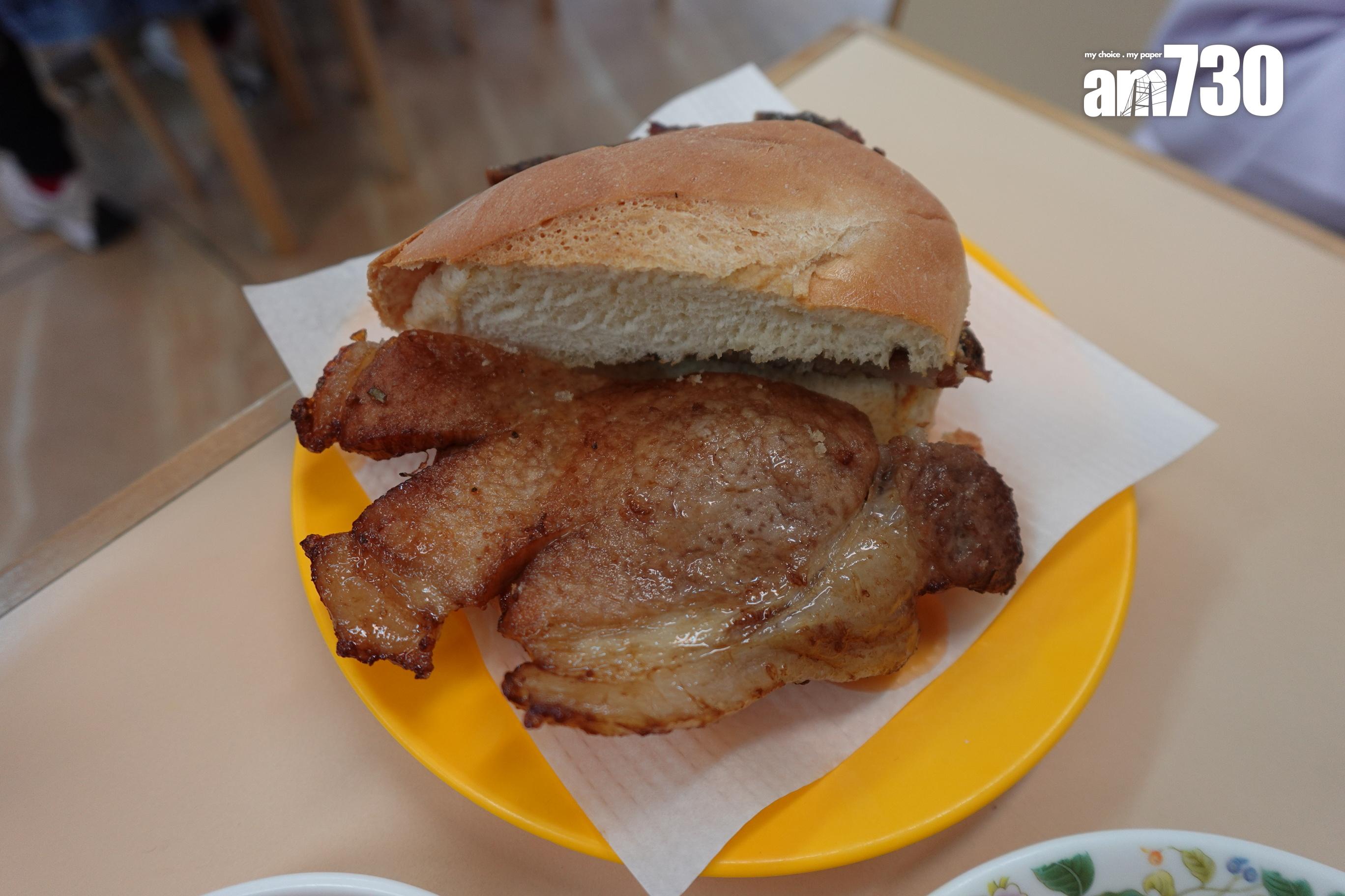 豬扒不算厚,但咬下落有滿滿肉汁。
