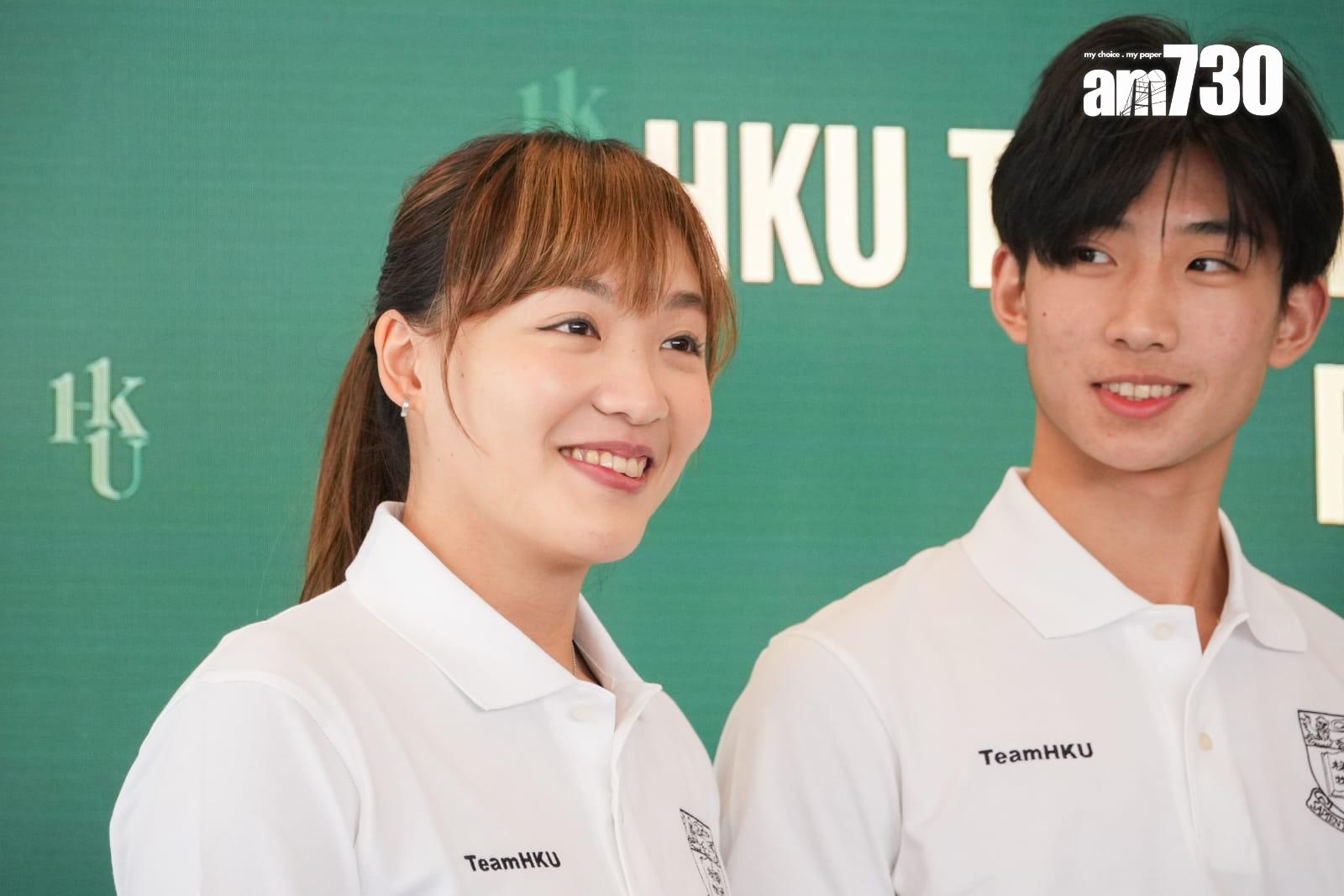 港大取錄八位精英運動員 每人獲發40萬獎學金資助 (李睿哲攝)