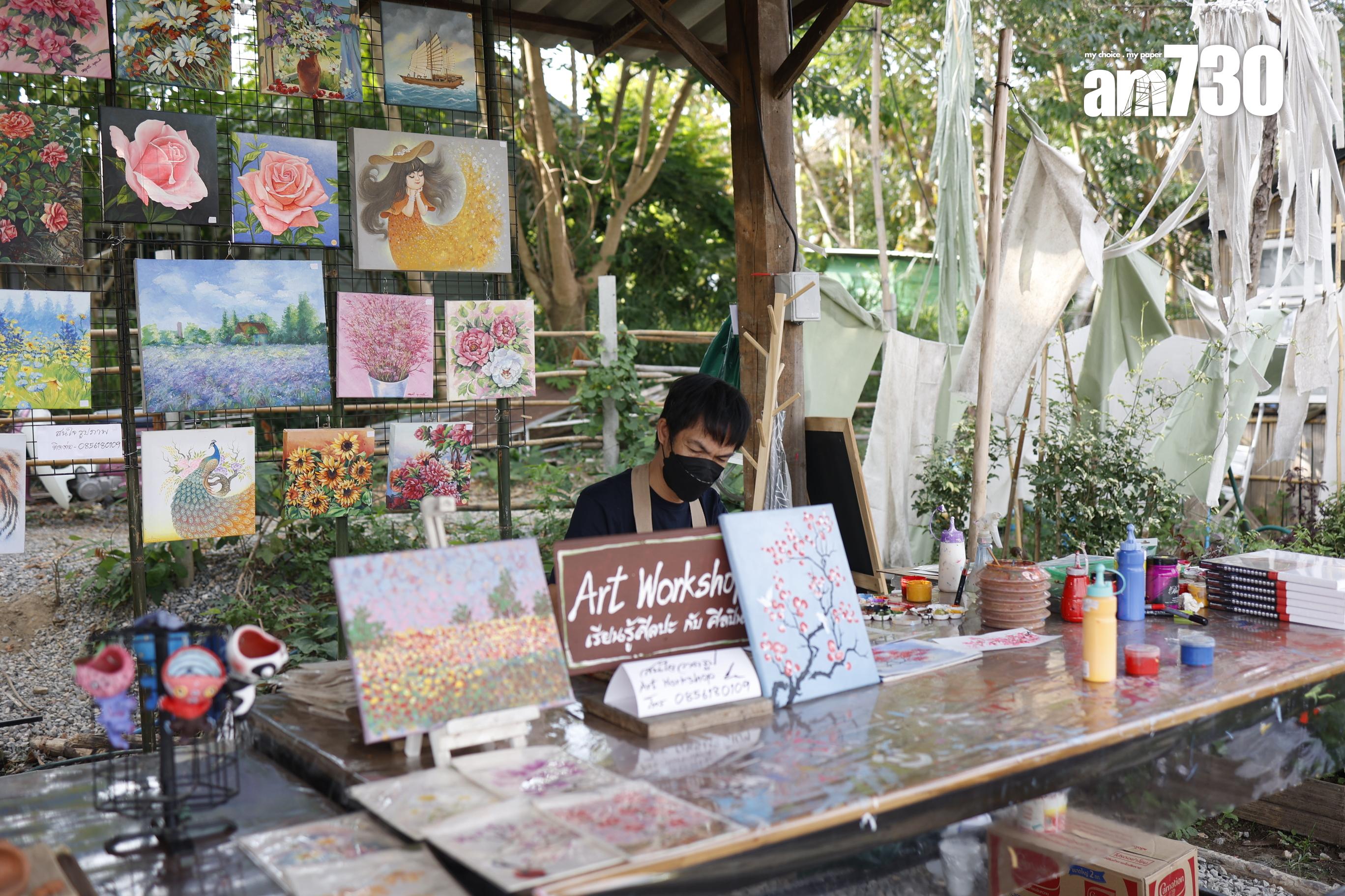 農莊內設Art Workshop。(劉韻瑩攝)