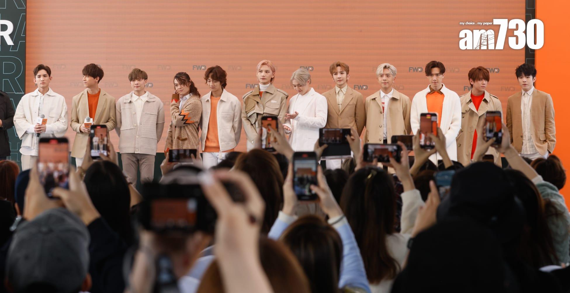 MIRROR今日終於齊腳以12人姿態公開現身。