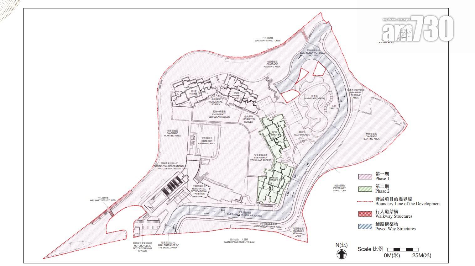新盤樓書|屯門飛揚第2期單位不設露台 面積263至722方呎