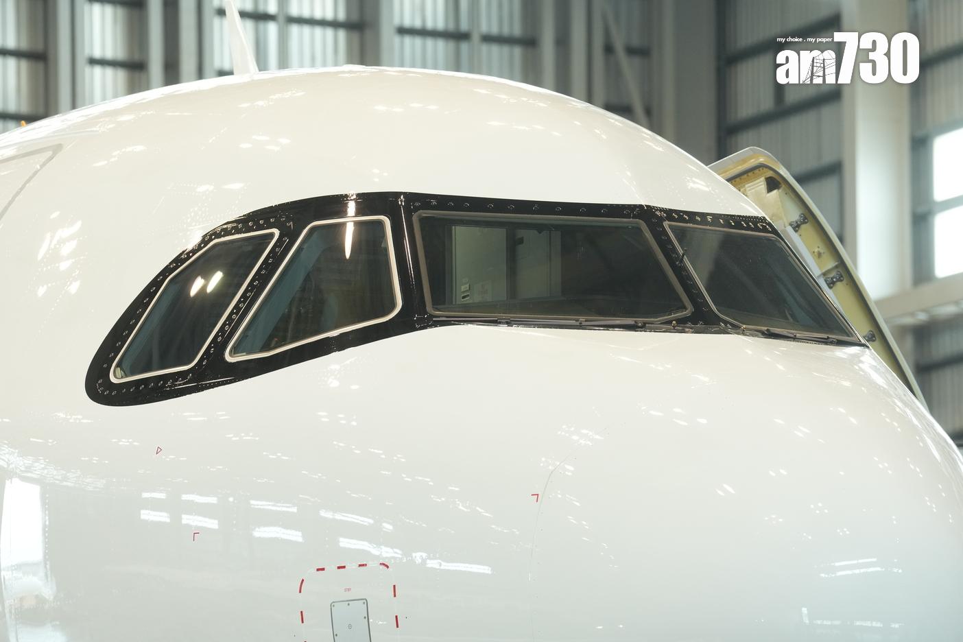 A321neo客機(陳奕釗攝)