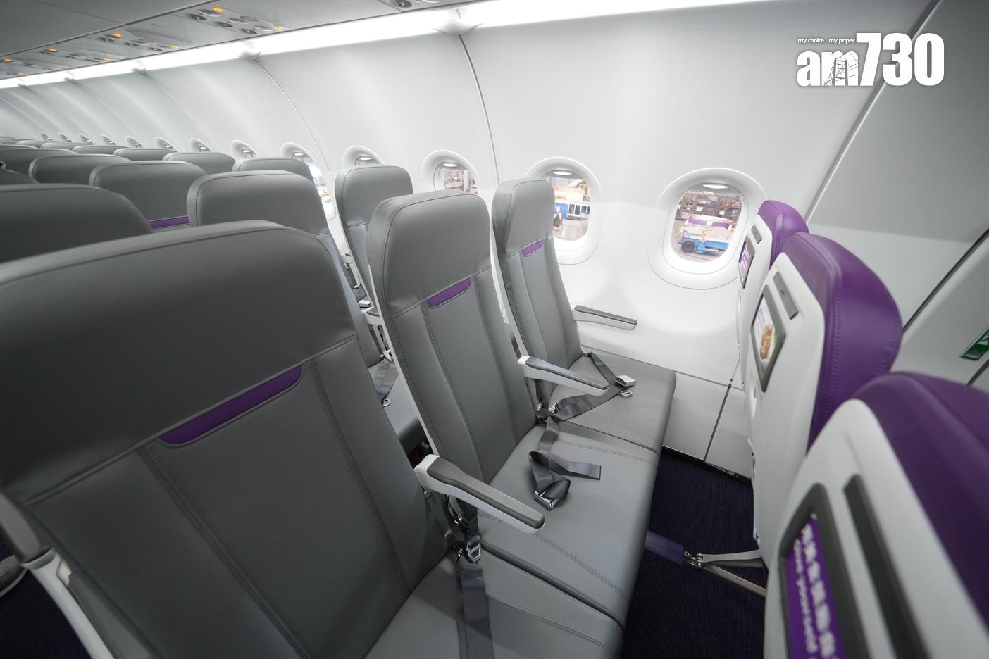 機上座位保留了18吋的寬度 (陳奕釗攝)