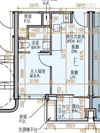 新盤樓書|KOKO MARE面積310至1078方呎 標準戶兩房佔近80%