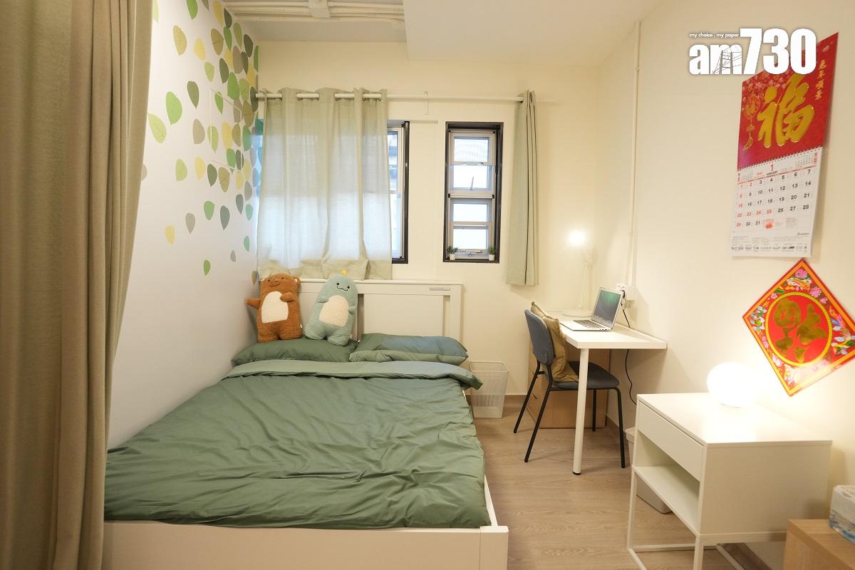 簡約公屋模擬4至5人單位示範單位。(資料圖片/陳奕釗攝)