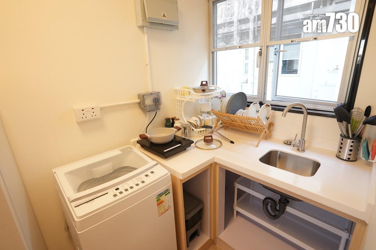 簡約公屋模擬4至5人單位示範單位。(資料圖片/陳奕釗攝)