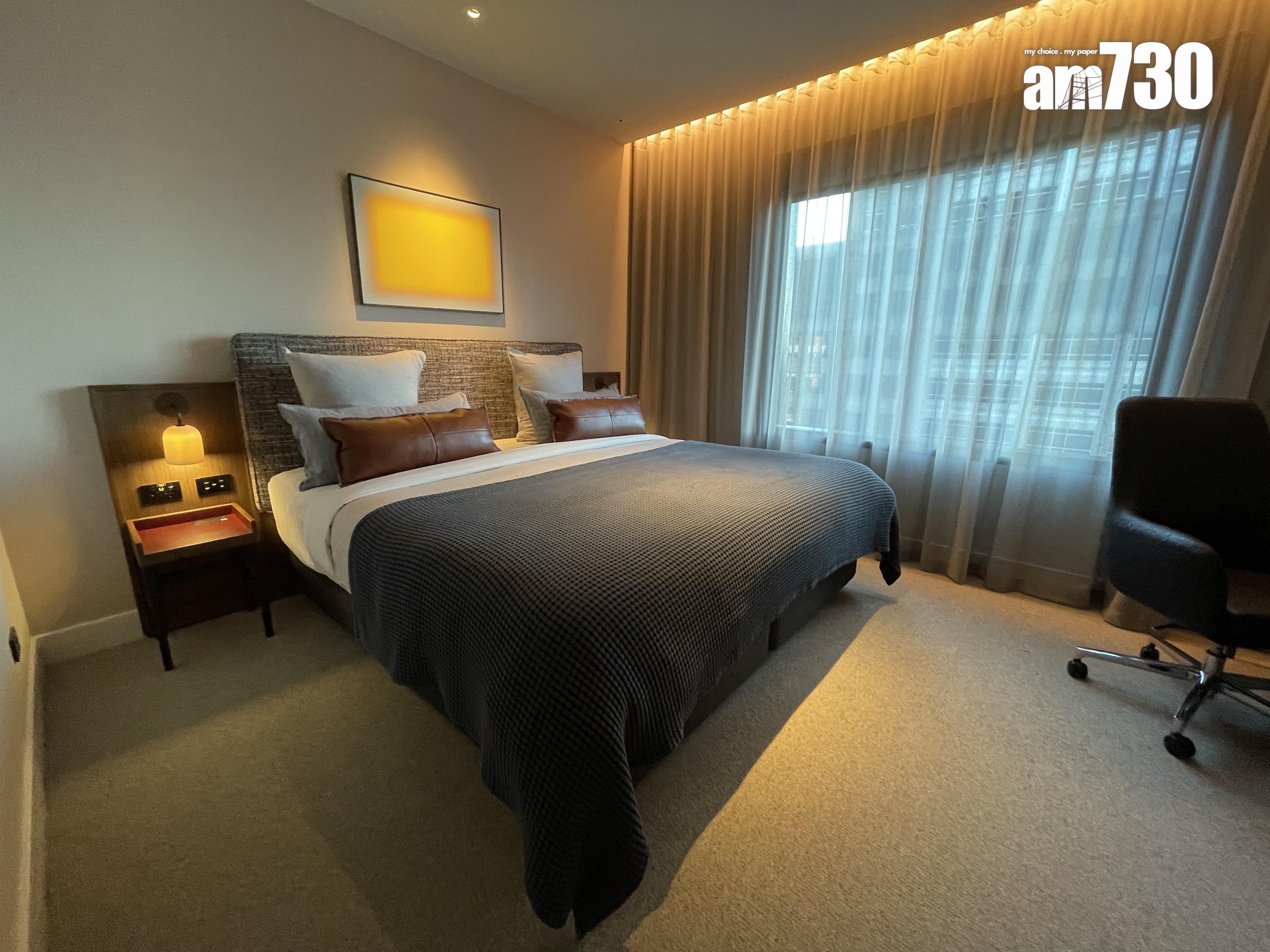 酒店房間空間非常大。