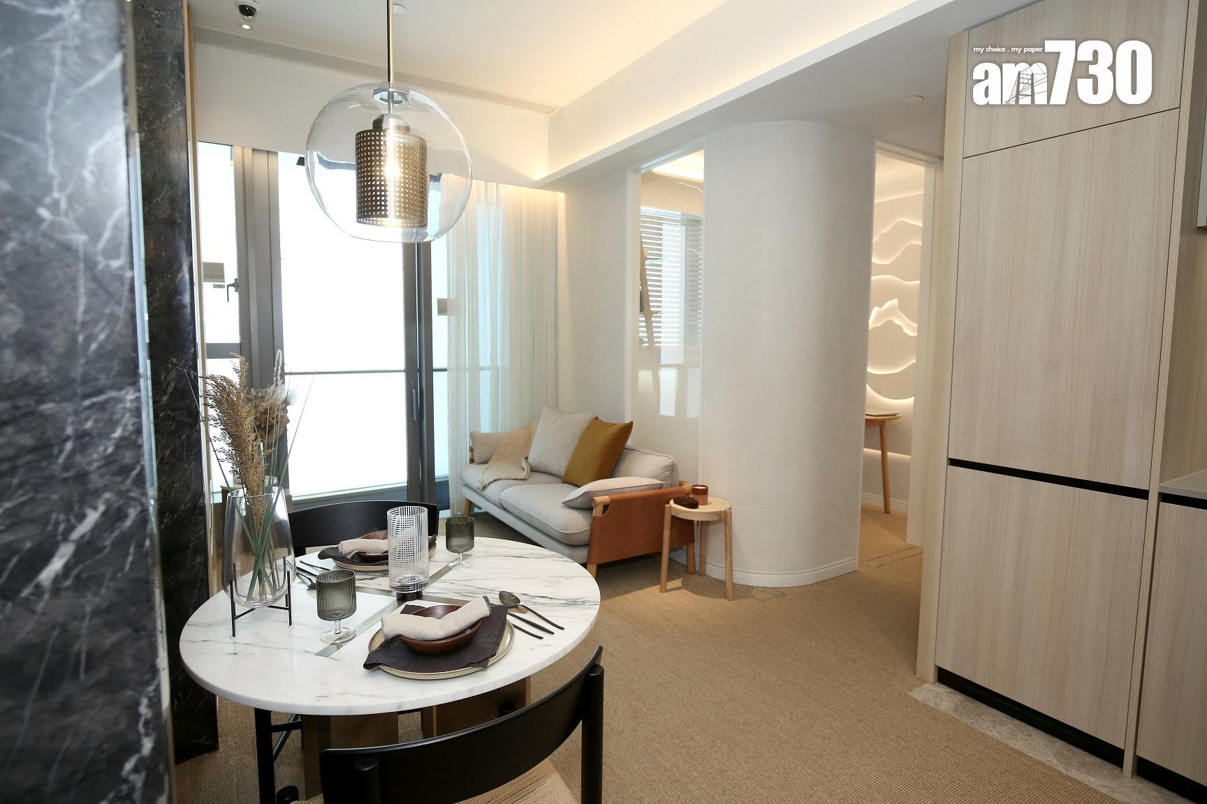 示範單位|瑜一1B期464方呎兩房曝光 樓高3.225米 鞋櫃備UV消毒燈