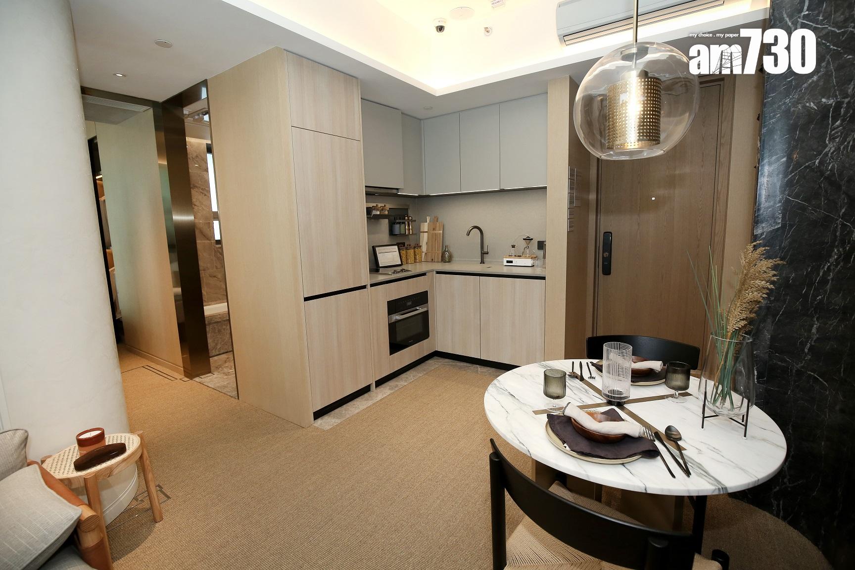 示範單位|瑜一1B期464方呎兩房曝光 樓高3.225米 鞋櫃備UV消毒燈