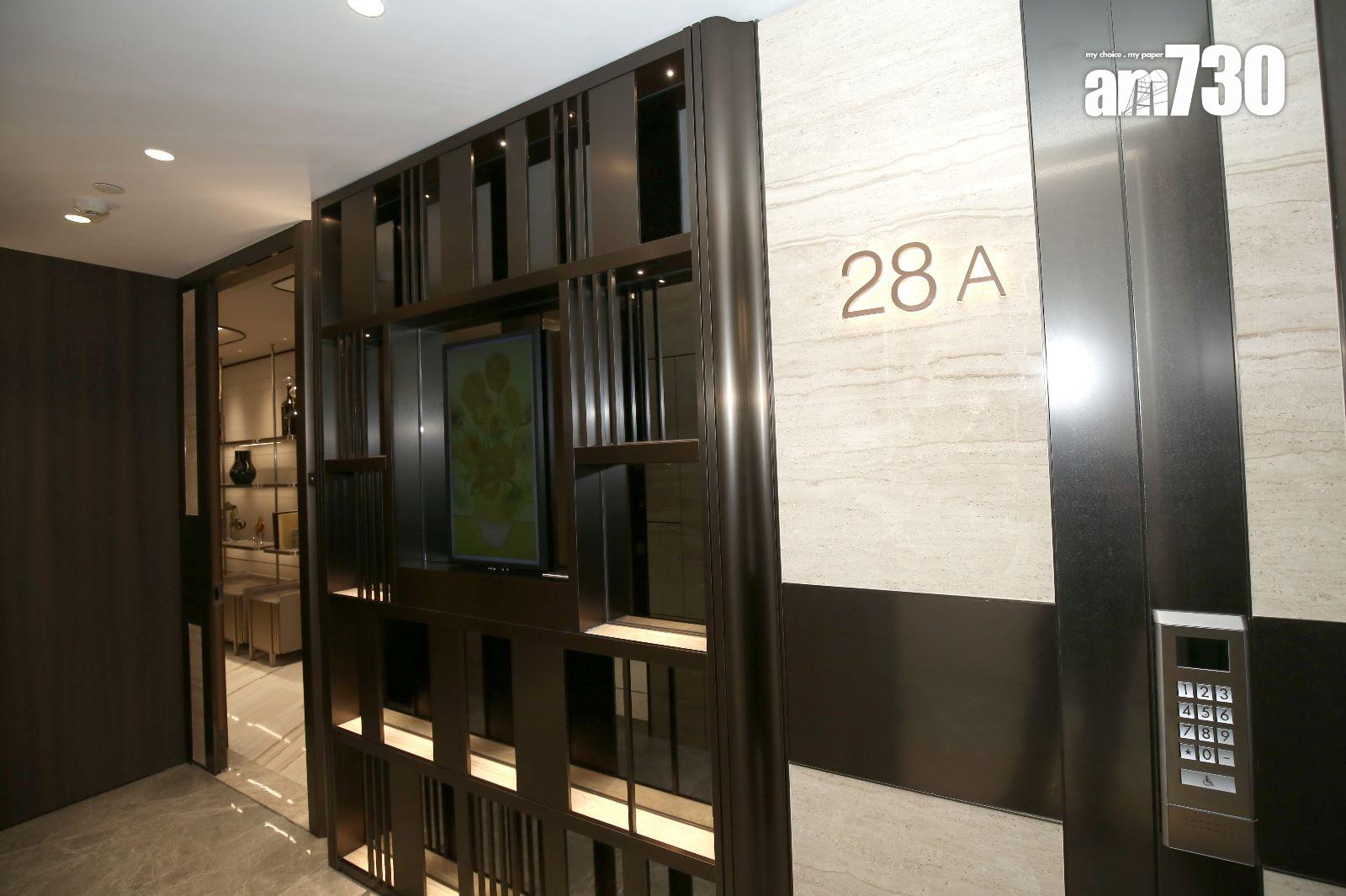 示範單位|天瀧1173方呎四房一套 玄關位置設衣物護理機