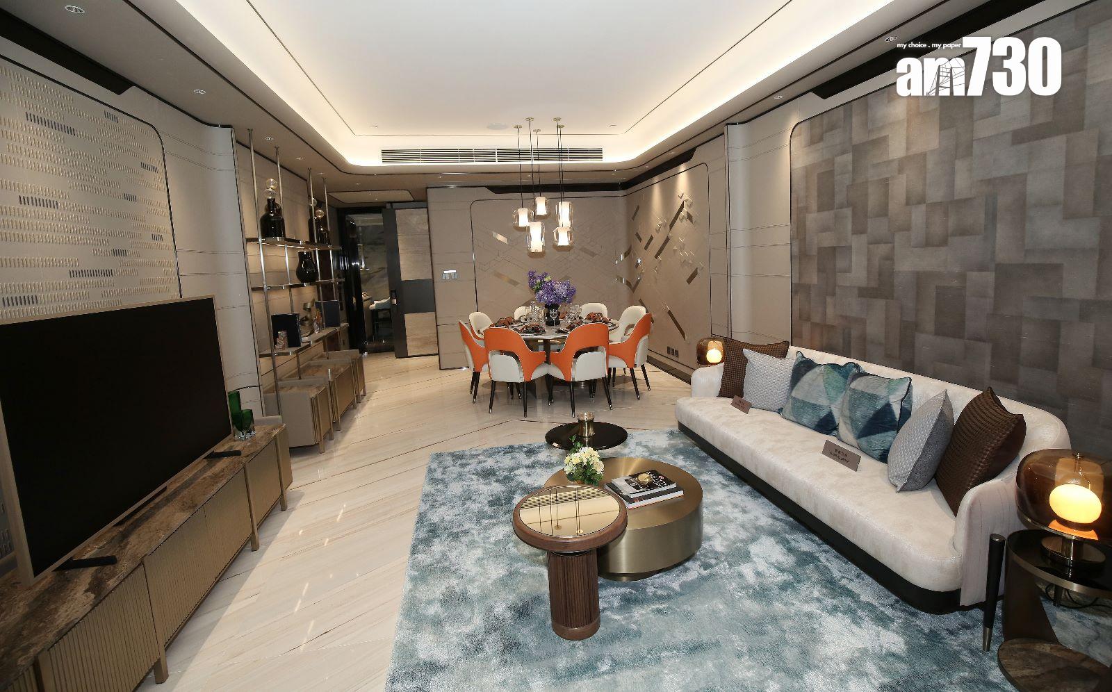 示範單位|天瀧1428方呎四房雙套 跑車作設計靈感 主人浴室配寶藍色透光浴缸