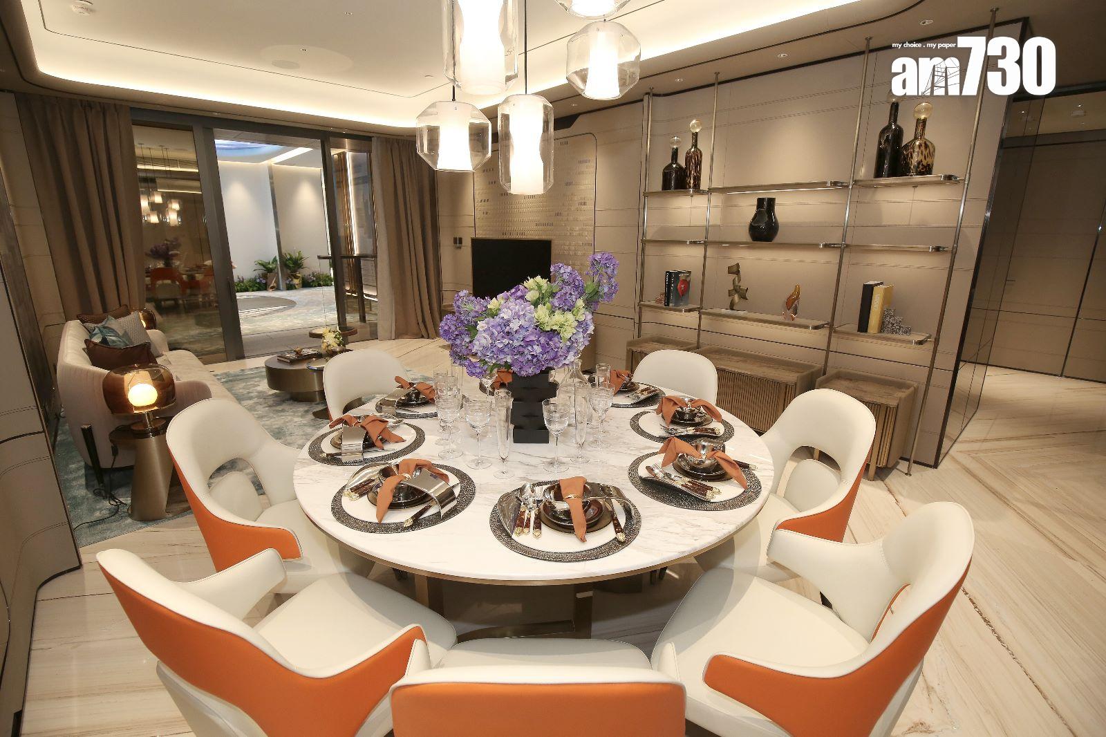 示範單位|天瀧1428方呎四房雙套 跑車作設計靈感 主人浴室配寶藍色透光浴缸