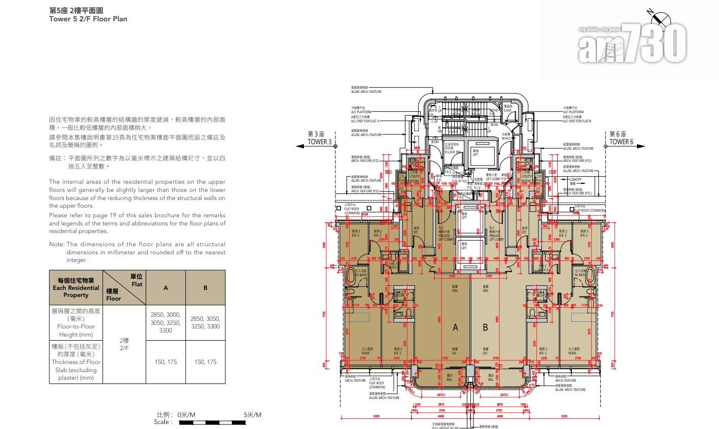 新盤樓書|天瀧提供566伙 面積351至1942方呎 主打三房及四房