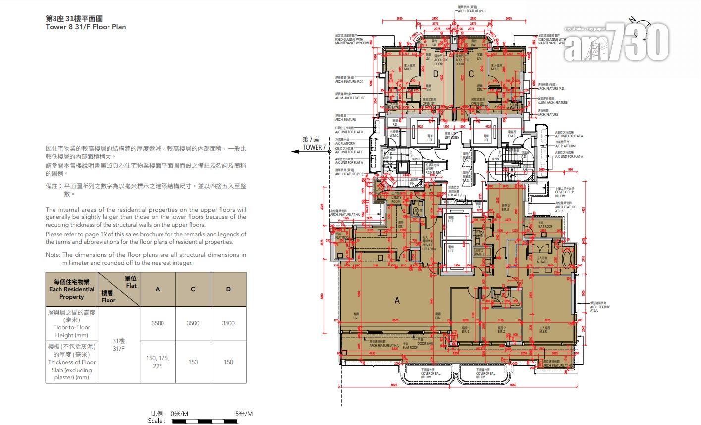 新盤樓書|天瀧提供566伙 面積351至1942方呎 主打三房及四房