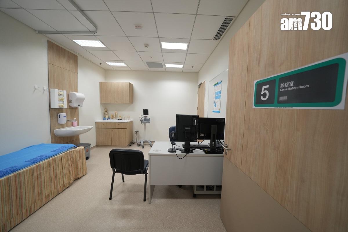 廣華醫院在新大樓設置的骨科日間治療中心,有多間診症室。(陳奕釗攝)