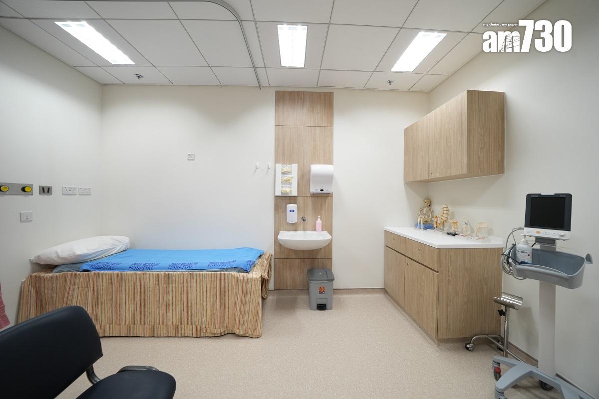 廣華醫院在新大樓設置的骨科日間治療中心,有多間診症室。(陳奕釗攝)