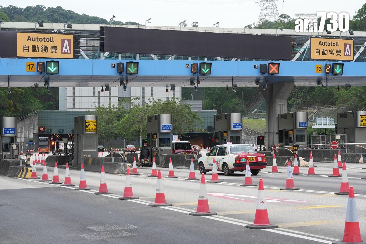 青沙管制區收費廣場下月7日起停用。(陳奕釗攝)