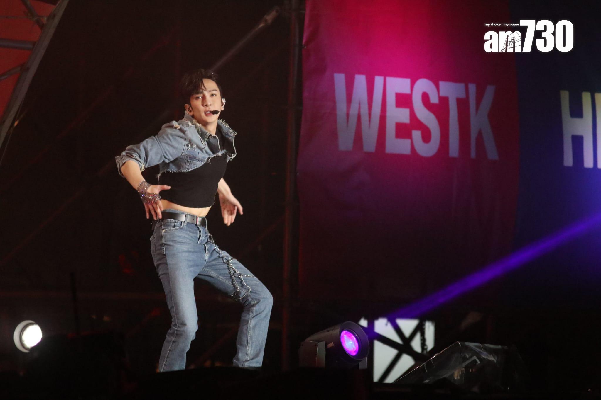 Anson Lo在西九音樂節壓軸出場。(鍾式明攝)