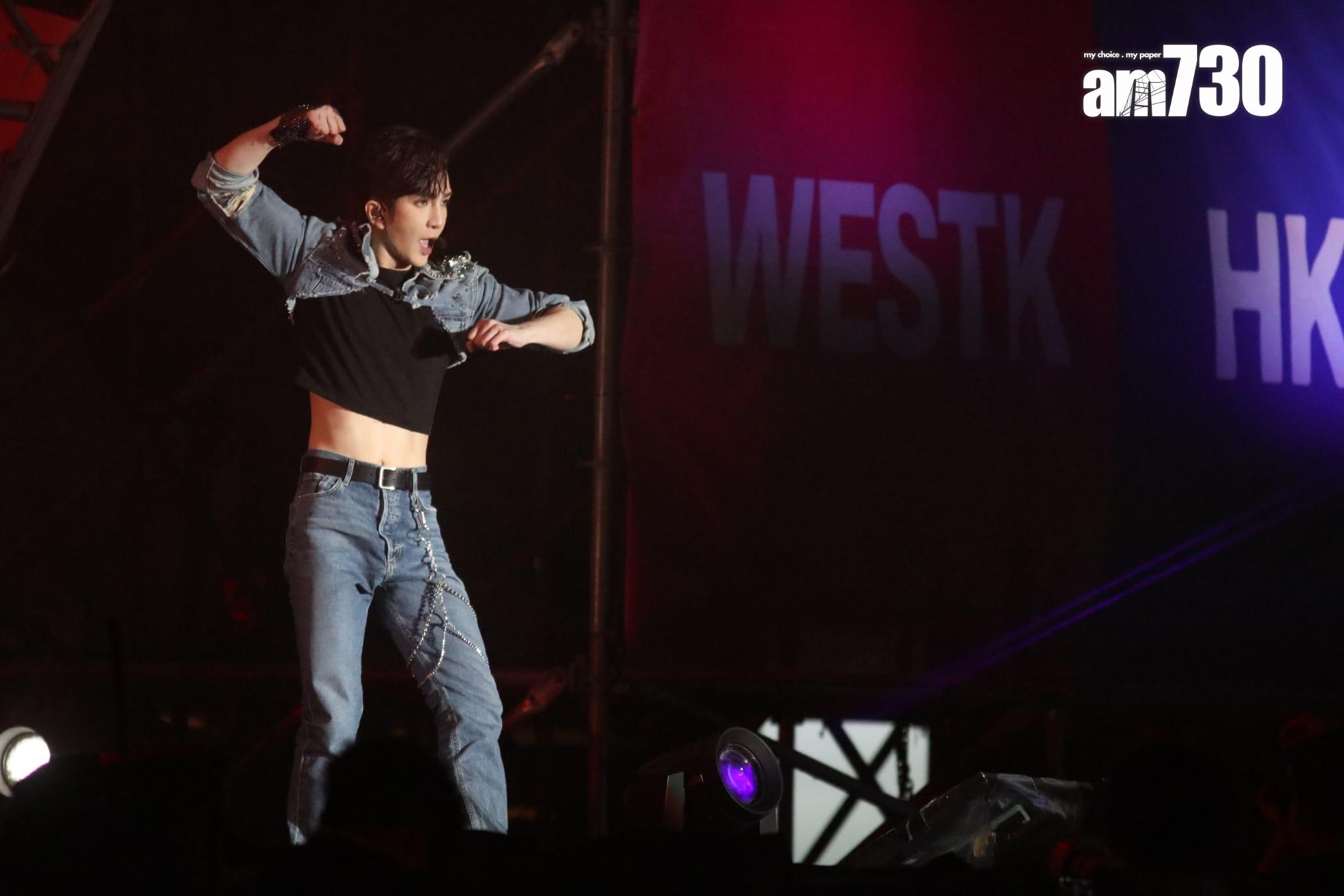 Anson Lo在西九音樂節壓軸出場。(鍾式明攝)