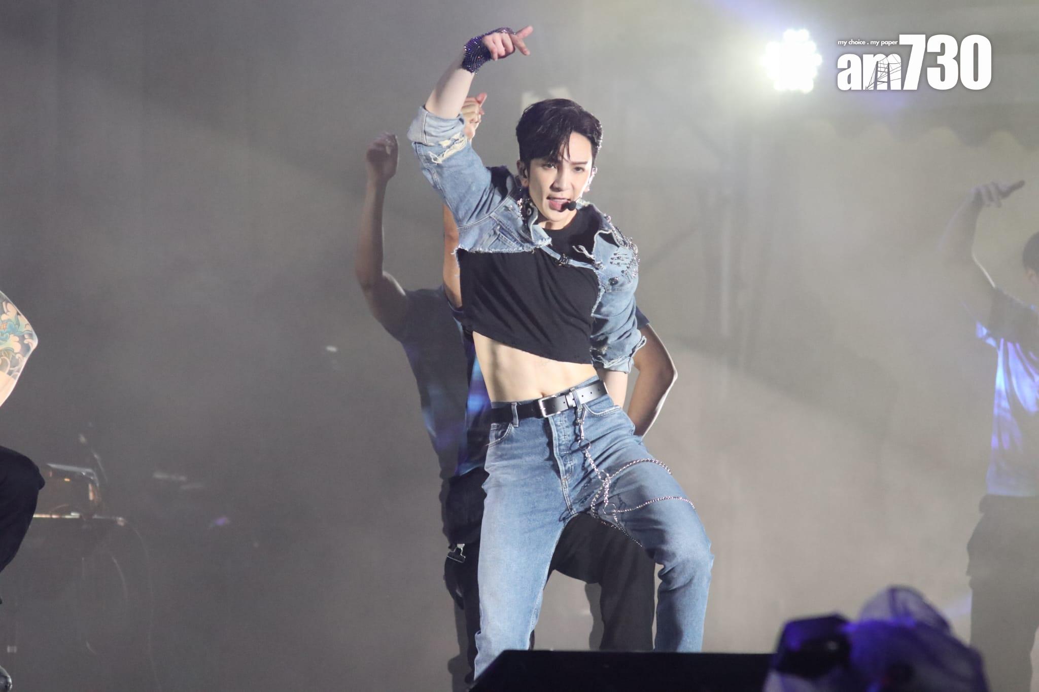 Anson Lo在西九音樂節壓軸出場。(鍾式明攝)