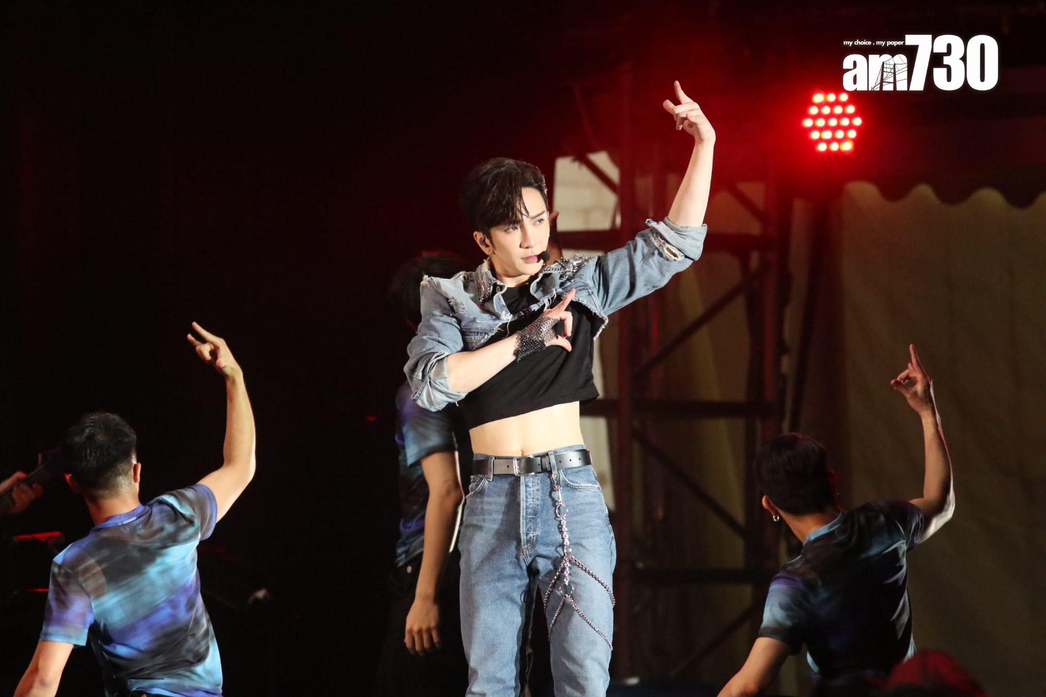 Anson Lo在西九音樂節壓軸出場。(鍾式明攝)