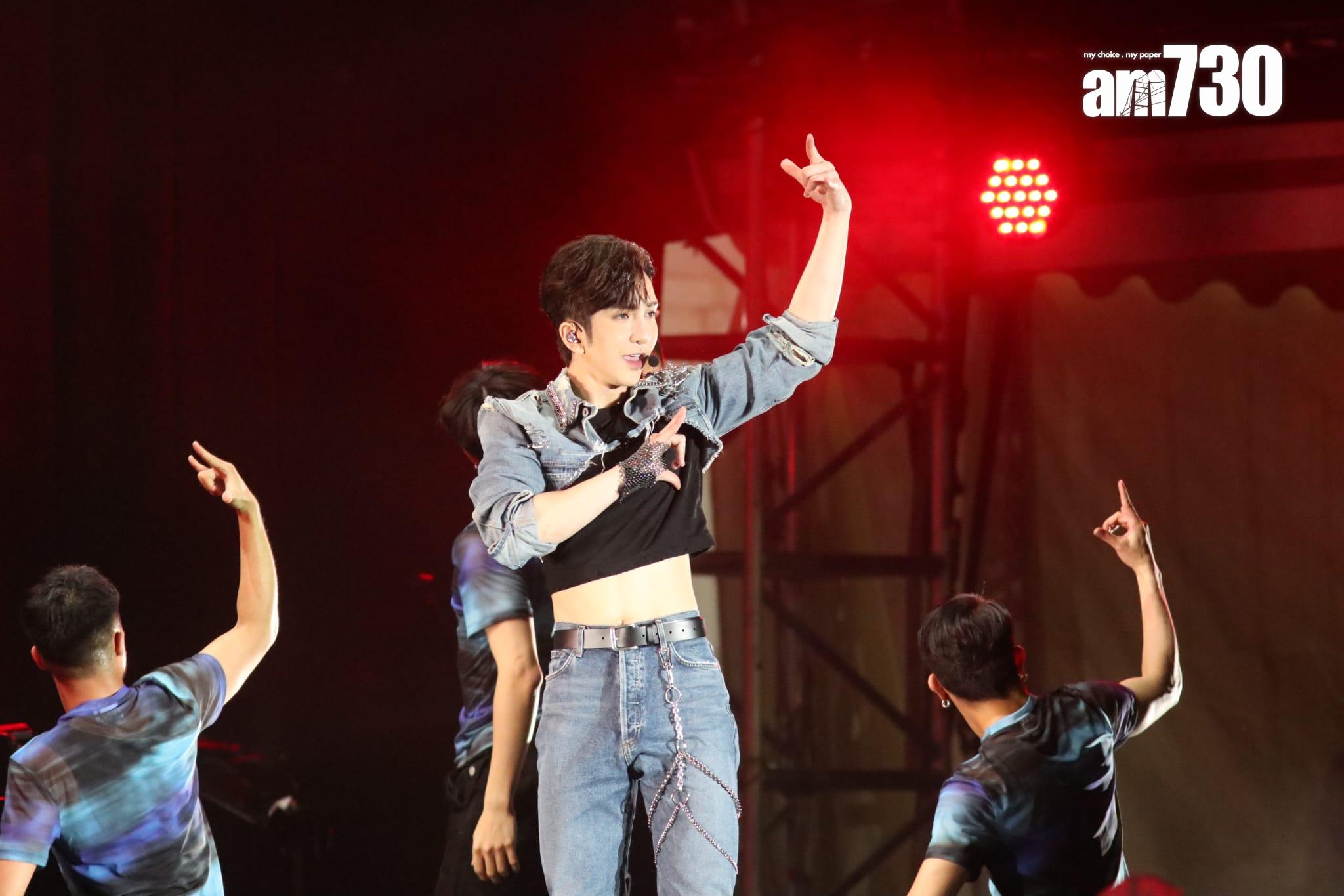 Anson Lo在西九音樂節壓軸出場。(鍾式明攝)