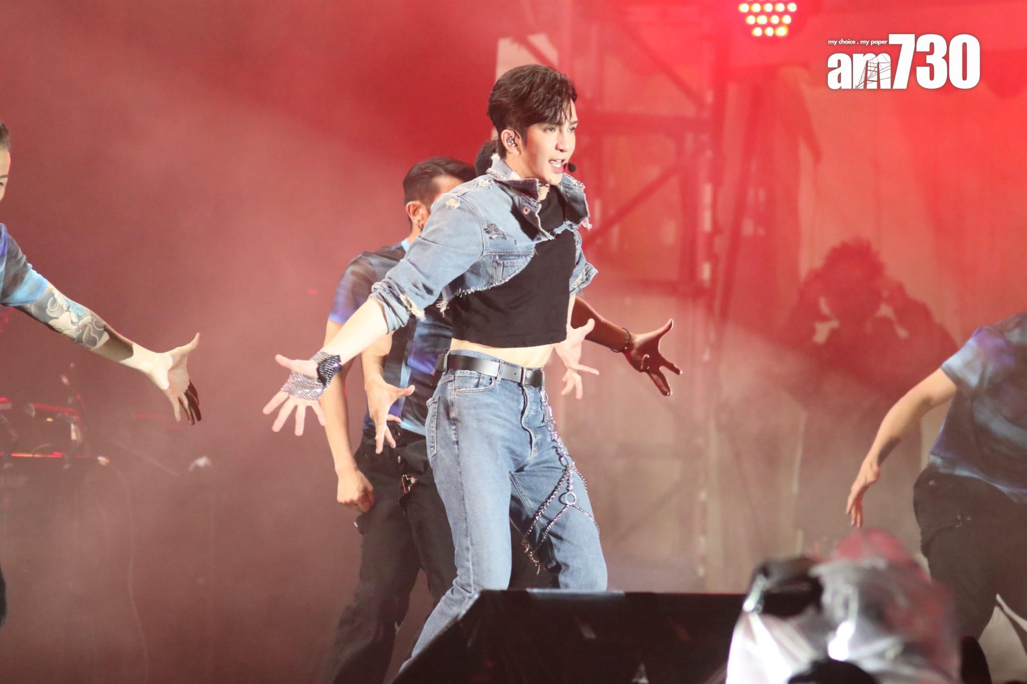 Anson Lo在西九音樂節壓軸出場。(鍾式明攝)