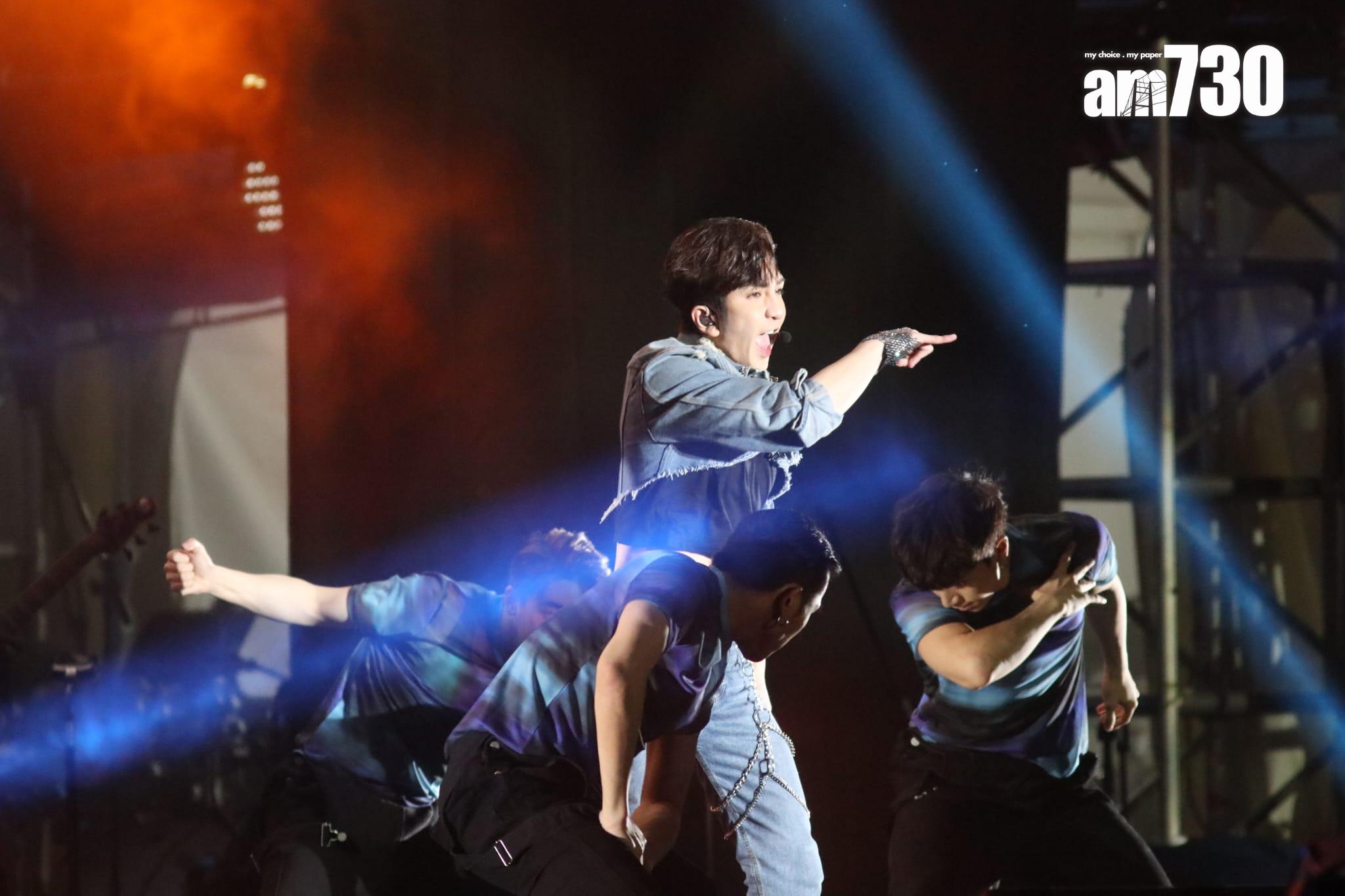 Anson Lo在西九音樂節壓軸出場。(鍾式明攝)