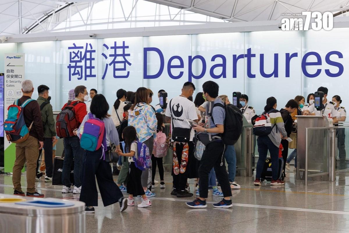 入境處預計清明節及復活節假期期間,約有903萬人次出入境。(蘇文傑攝)