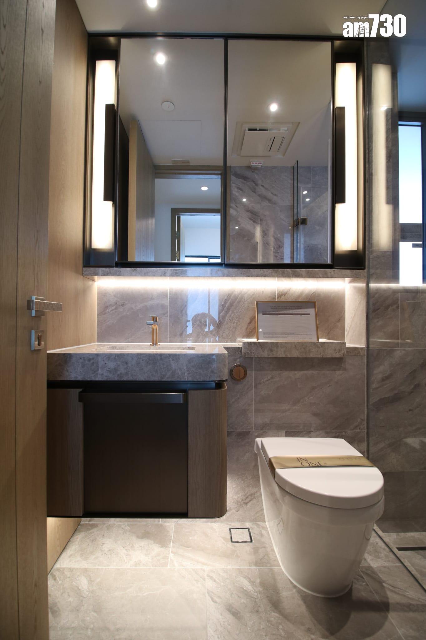 示範單位|瑜一.天海960方呎三房套連儲物室 融入現代禪風藝術 打造茶室