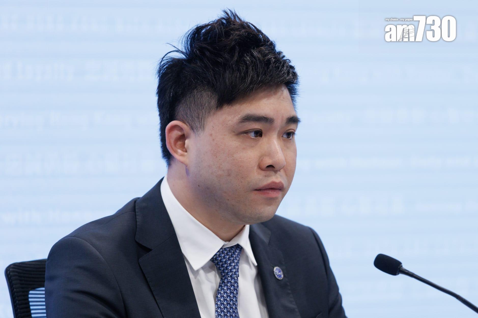 網絡安全及科技罪案調查科總督察鄭澤仁。(蘇文傑攝)