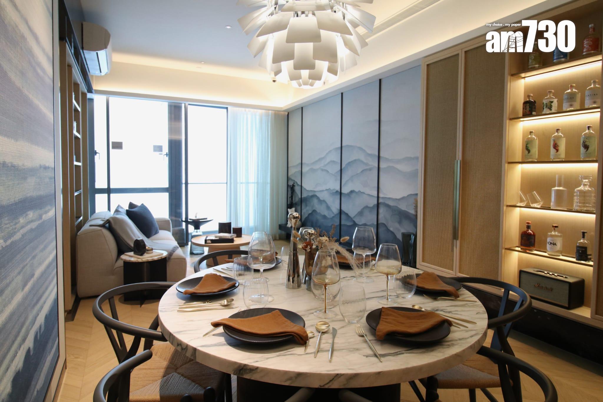 示範單位|瑜一.天海960方呎三房套連儲物室 融入現代禪風藝術 打造茶室