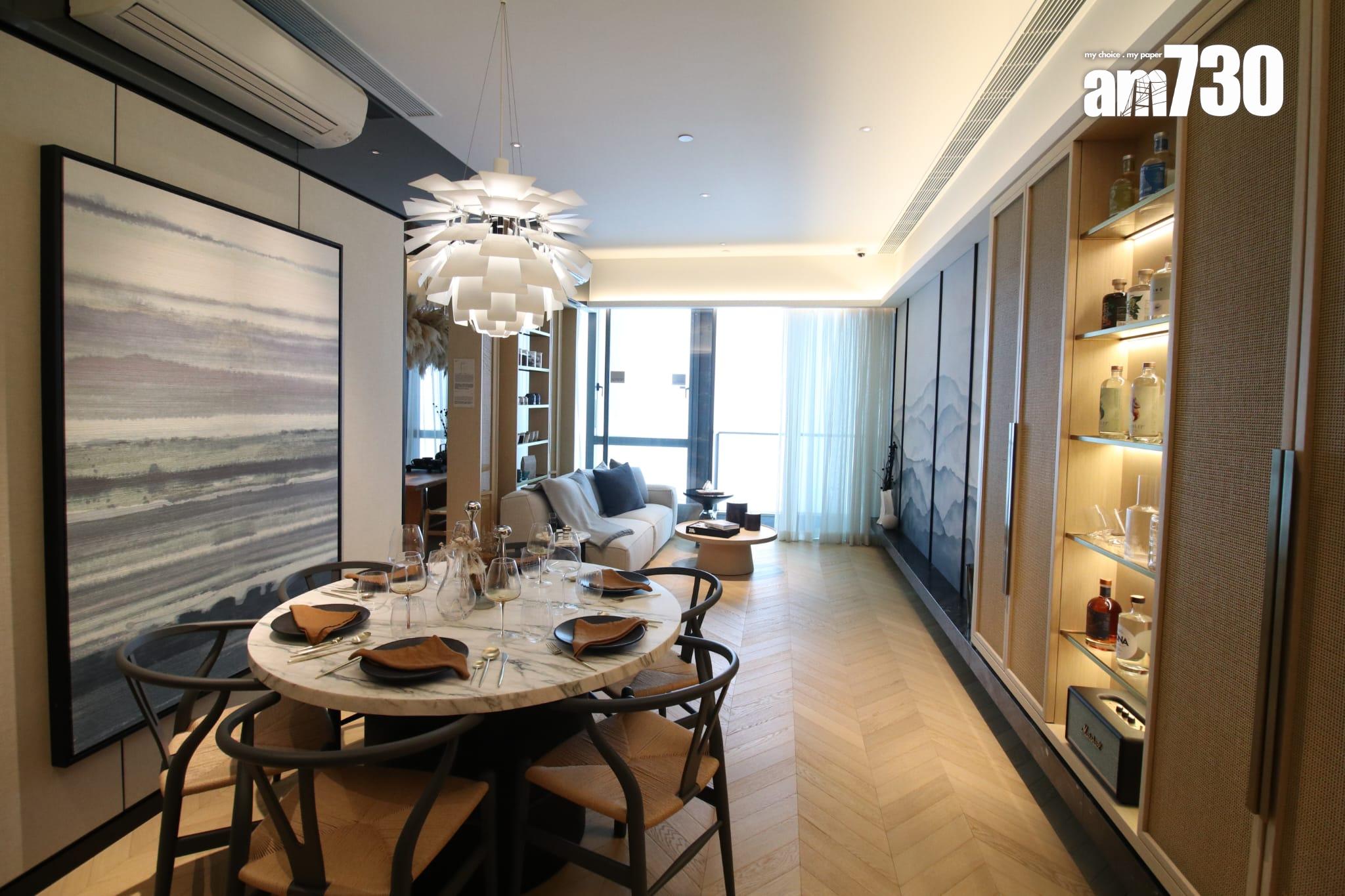 示範單位|瑜一.天海960方呎三房套連儲物室 融入現代禪風藝術 打造茶室