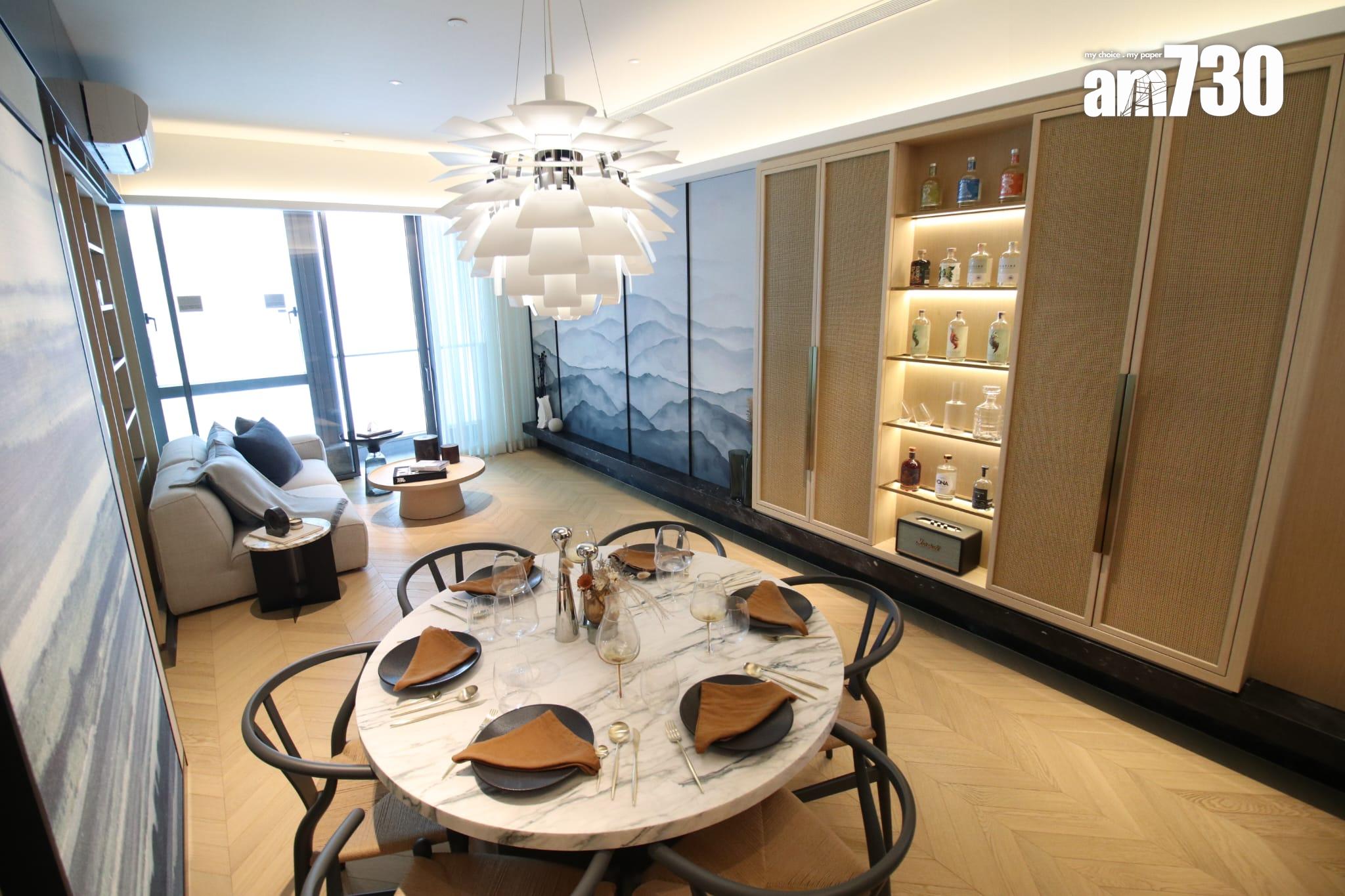 示範單位|瑜一.天海960方呎三房套連儲物室 融入現代禪風藝術 打造茶室