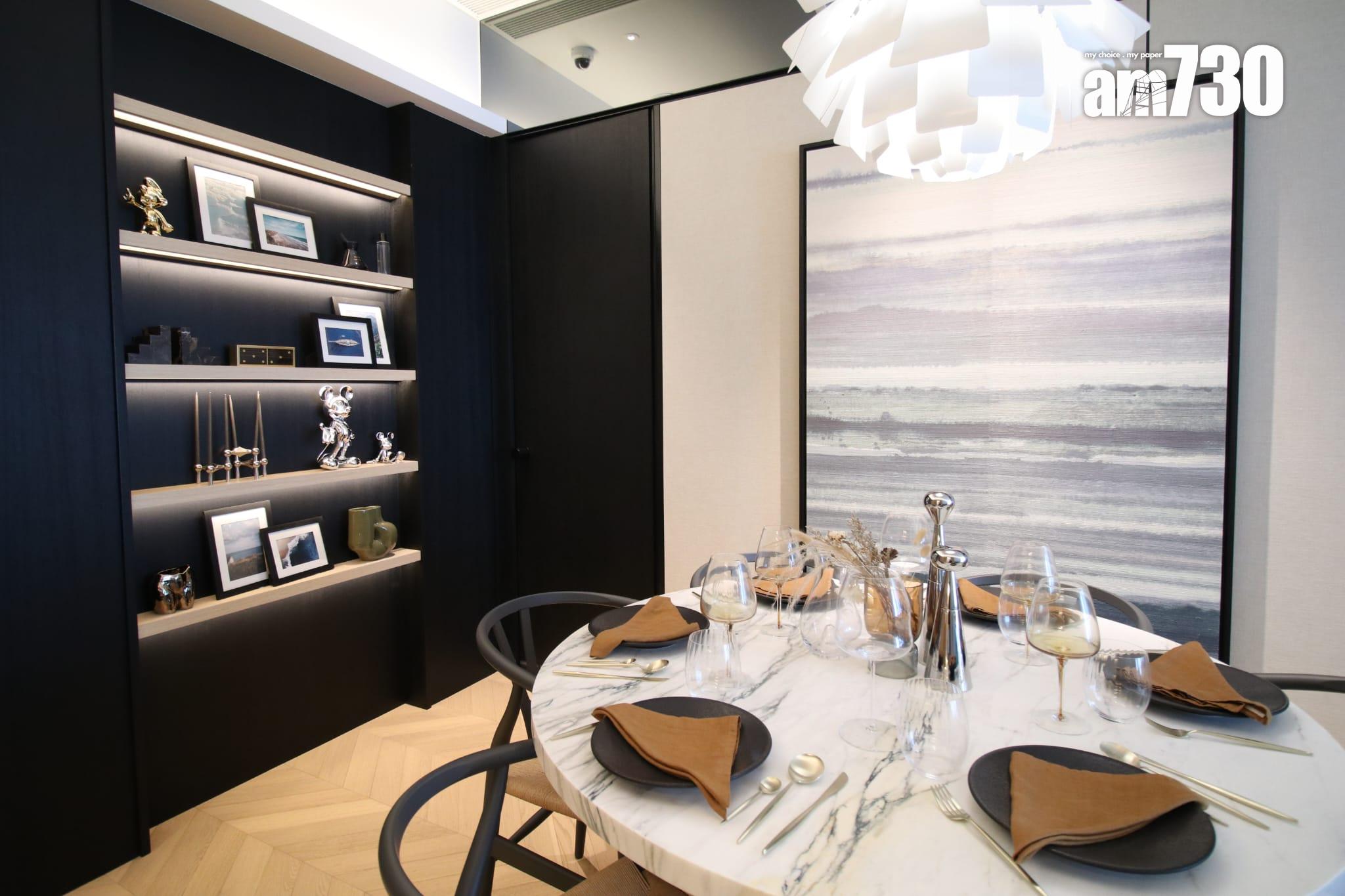 示範單位|瑜一.天海960方呎三房套連儲物室 融入現代禪風藝術 打造茶室