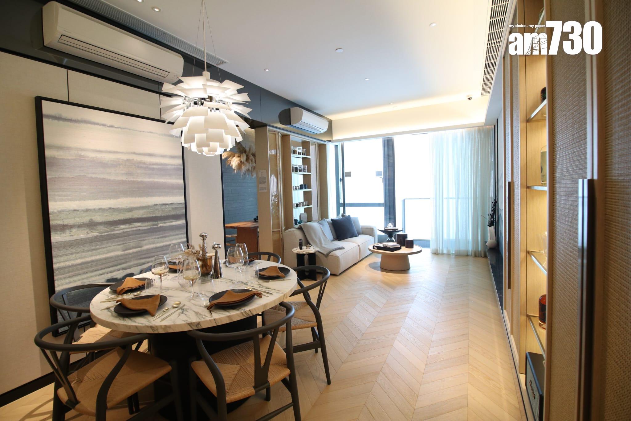 示範單位|瑜一.天海960方呎三房套連儲物室 融入現代禪風藝術 打造茶室