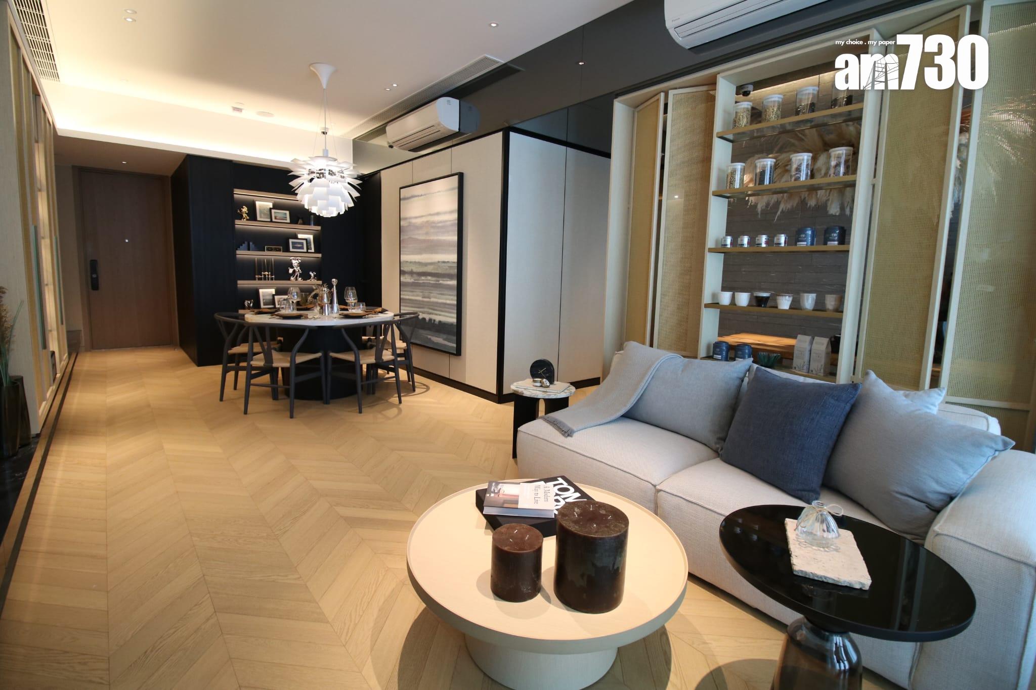 示範單位|瑜一.天海960方呎三房套連儲物室 融入現代禪風藝術 打造茶室