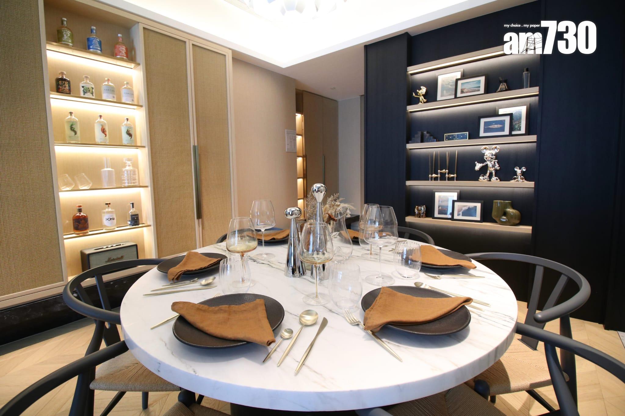 示範單位|瑜一.天海960方呎三房套連儲物室 融入現代禪風藝術 打造茶室