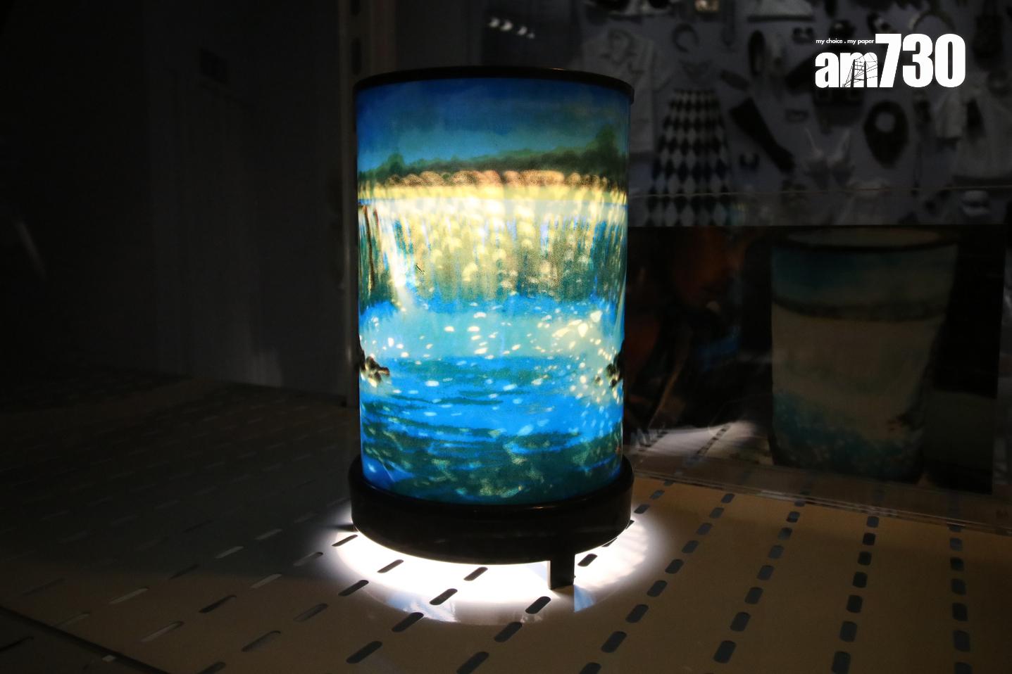 《春光乍洩》的瀑布床頭燈