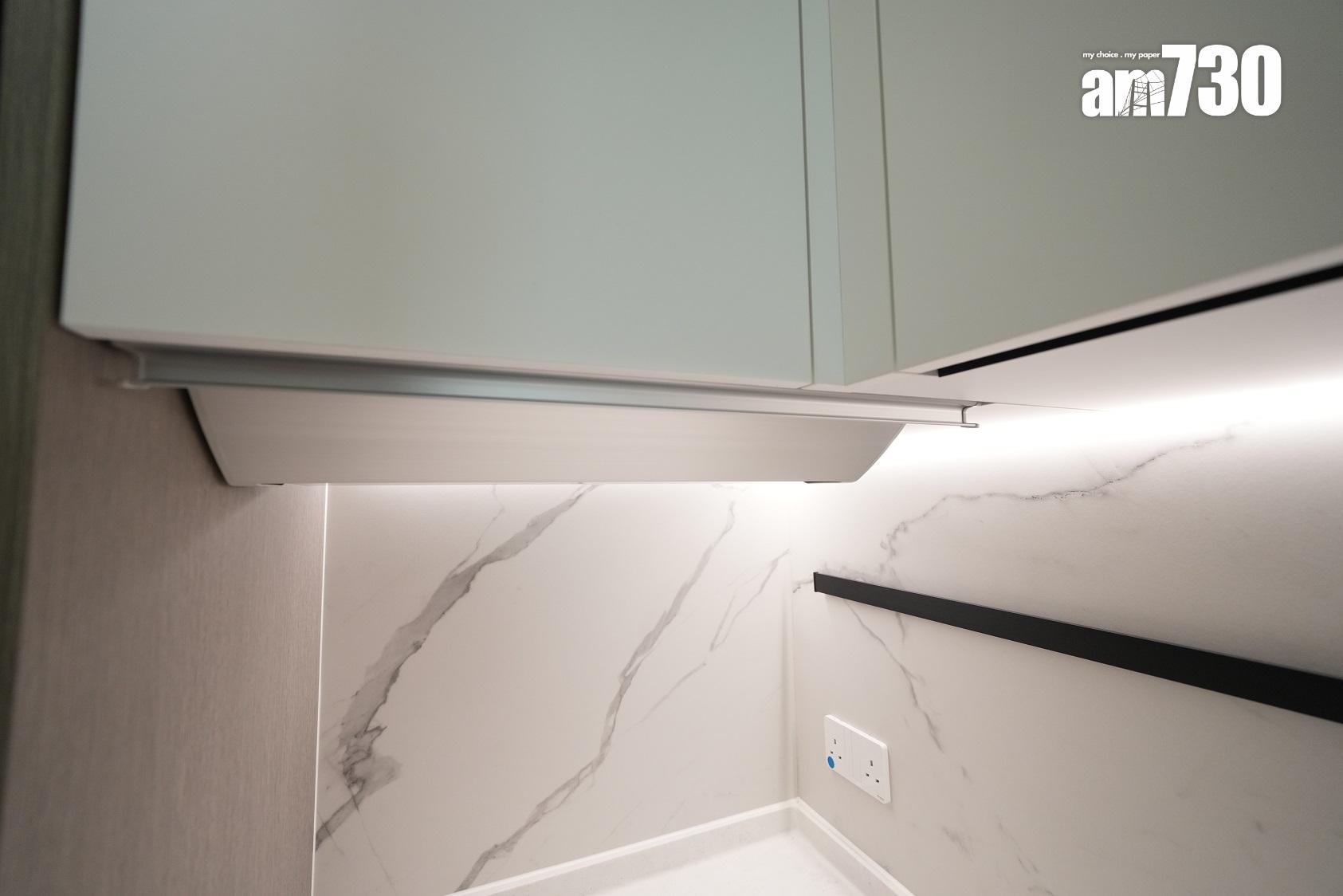 示範單位|NOVO LAND第2A期三房套 玄關設高身儲物櫃 櫃面附磁吸功能夠貼心!