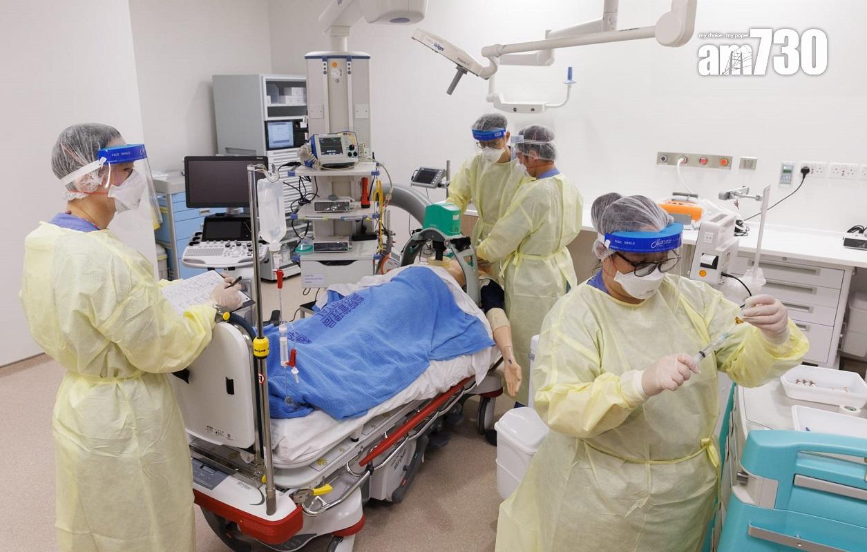 廣華醫院新急症室5月31日上午啟用,設有5個急救室。(蘇文傑攝)