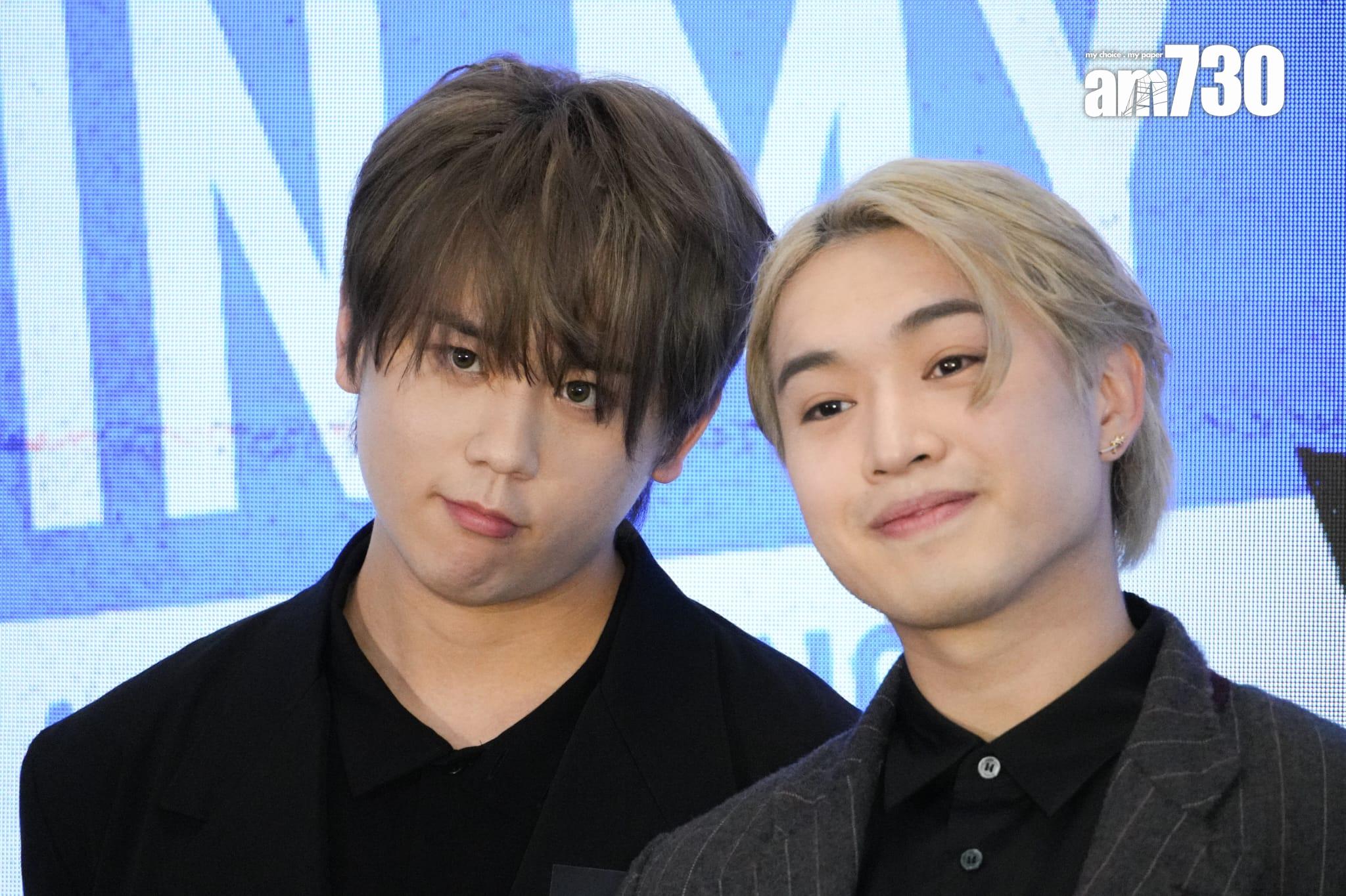 MIRROR四子現身太古城,宣布夏天各自開騷。 (李睿哲攝)