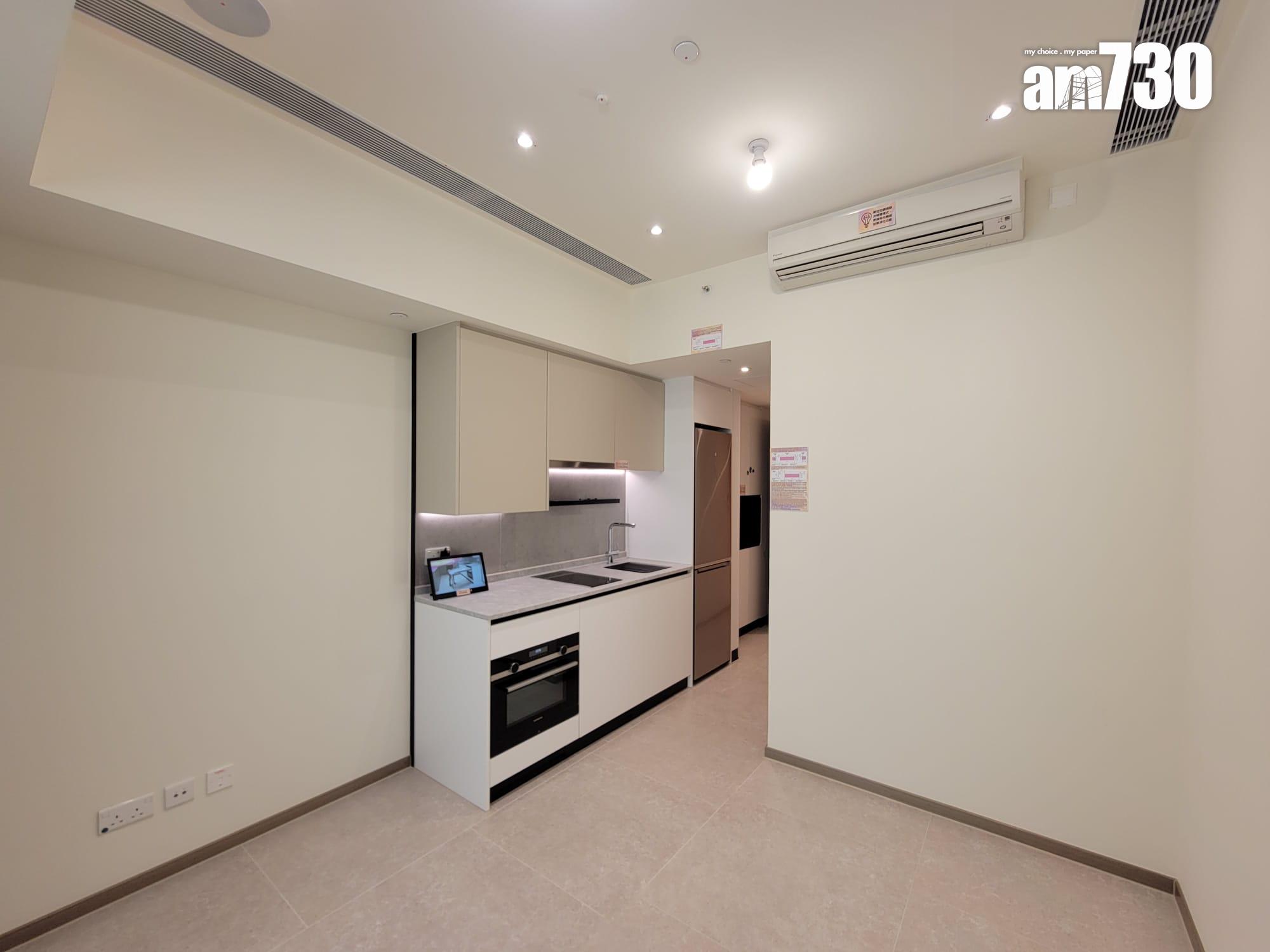 示範單位|NOVO LAND第2A期245方呎開放式 廚櫃設計雅緻大方且善用空間