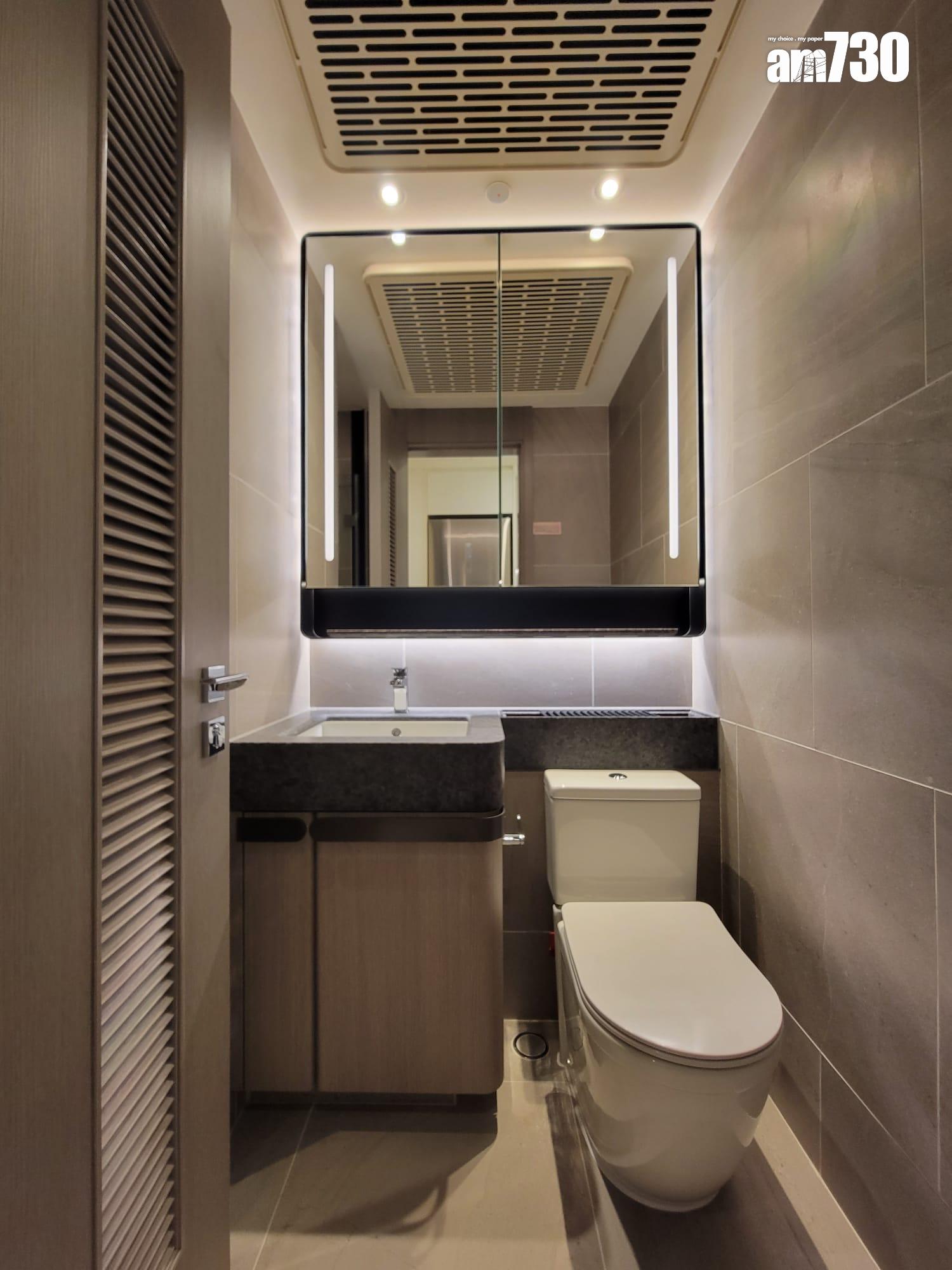 示範單位|NOVO LAND第2A期245方呎開放式 廚櫃設計雅緻大方且善用空間